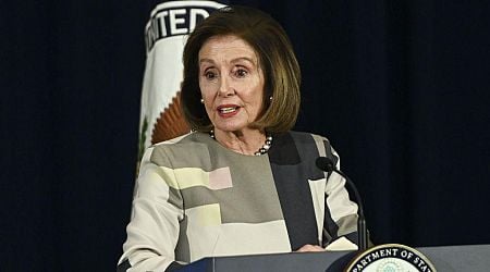 Pelosi has hip replacement surgery after fall in Luxembourg