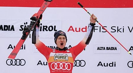 Odermatt becomes Switzerland's most successful male skier with another GS win on the Gran Risa