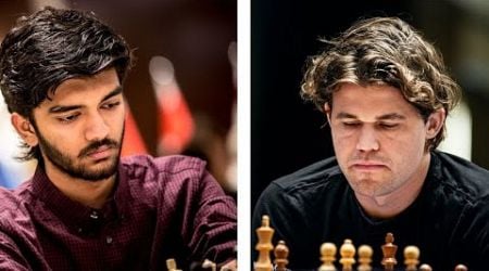 Magnus Carlsen vs Gukesh D | Norway Chess Blitz (2023)