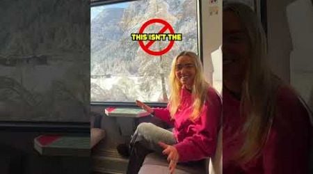 DON&#39;T get on the Glacier Express!