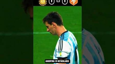 Argentina VS Netherlands | World Cup Semi Final | Lionel Messi #football #highlights #goals