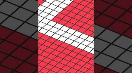 Rubik Cubes Form the Denmark Flag Pattern Endles