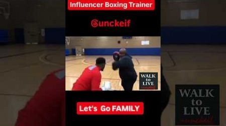 INFLUENCER BOXING TRAINER #boxing #boxinglife #boxingtraining #misfitsboxing #dazn #unckeif