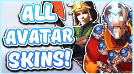 Overwatch 2 x Avatar The Last Airbender Skins and Cosmetics