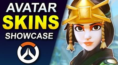 ALL NEW SKINS Showcase! - Overwatch 2 x Avatar the Last Airbender Collab Event!