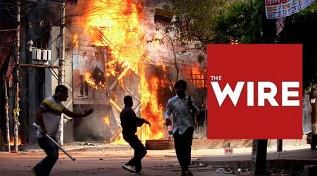 How far-leftist portal The Wire has been whitewashing the ethnic cleansing of Hindus in Bangladesh