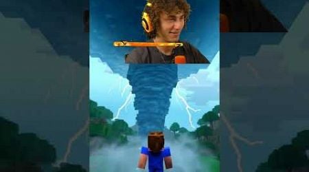 Minecraft Player vs Aggressive STORM!?