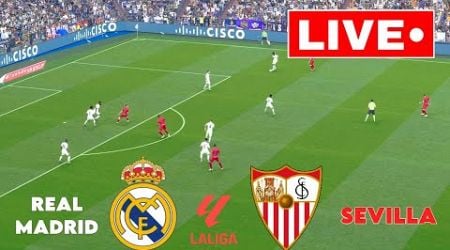 REAL MADRID vs. SEVILLA LIVE La Liga EA Sports 24/25