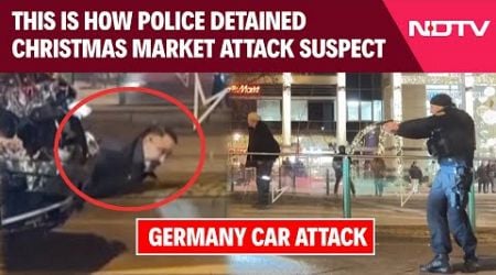 Germany Attack | Video Shows German Police Detaining Christmas Market Car Attack Suspect