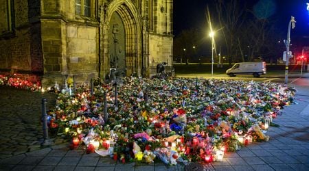 Mourners gather in Magdeburg as German far-right AfD party plans 'memorial' march