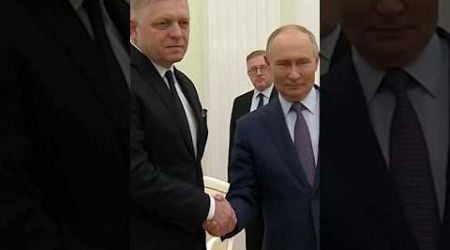 Putin meets with Slovak Prime Minister Robert Fico in Moscow