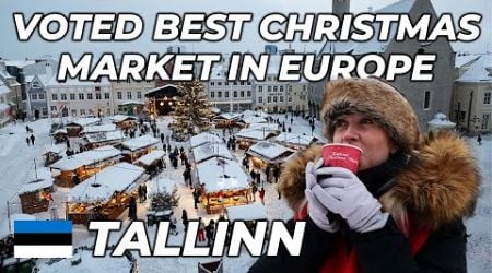 BEST Christmas Market in Europe? Tallinn is a magical HIDDEN GEM!