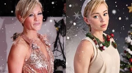 Schlager stars in Christmas looks