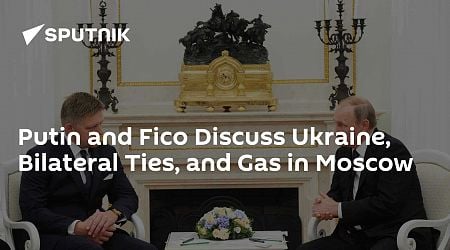 Putin and Fico Discuss Ukraine, Bilateral Ties, and Gas in Moscow