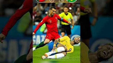 Ronaldo Kicks Neymar Jr | Portugal VS Brazil 2026 World Cup Imaginary Final | #ronaldo vs #neymar