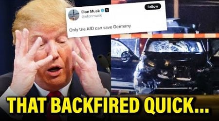 Trump Admin TWISTED PLAN in Germany BACKFIRES in his face