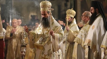 Patriarch Daniil Performs Solemn Vigil for Christmas Eve 