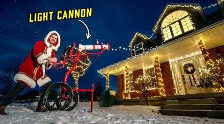 Building The Grinch&#39;s Christmas Light Cannon