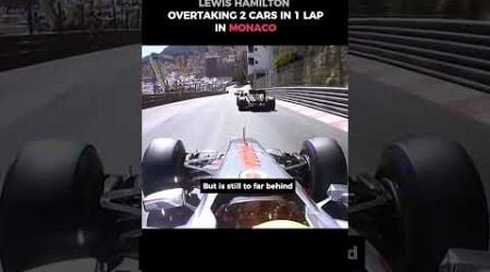 Hamilton Overtakes 2 Cars In 1 Lap In Monaco #f1 #f1shorts