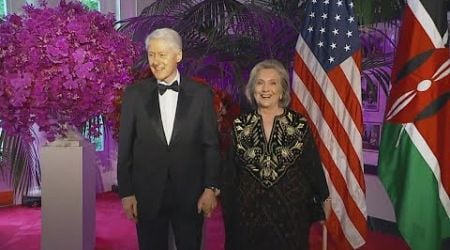 Former president Bill Clinton remains hospitalized after developing a fever Monday