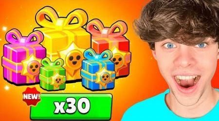 Ik Opende 30 Kerst Cadeautjes In BRAWL STARS!