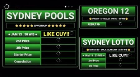 LIVE DRAW SYDNEY | LIVE DRAW SYDNEY LOTTO HARI INI 22 DESEMBER 2024 | SYDNEY LOTTO LIVE DRAW