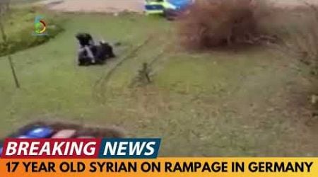 BREAKING NEWS: 17 YEAR OLD SYRIAN ATTACKS CARS AND ELDERLY MAN NEAR SCHOOL IN SINGEN, GERMANY