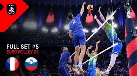 FULL 5th SET: France vs Slovenia I CEV EuroVolley 2023 3rd Place Match I Christmas Special