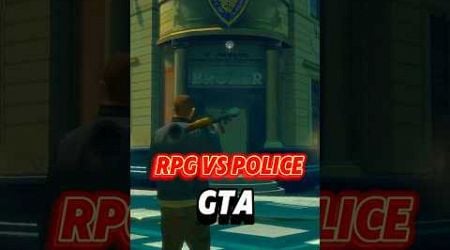 Tirer au RPG sur un commissariat dans les jeux GTA #gta #gta5 #gaming