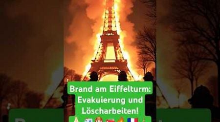 Feuer am Eiffelturm: Was Passiert Ist #eiffelturm #brand #paris #feuerwehr #news #eiffeltower #fyp