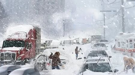 Chaos in Bosnia and Herzegovina! Unprecedented snowstorm paralyzed life in Sarajevo and Drvar