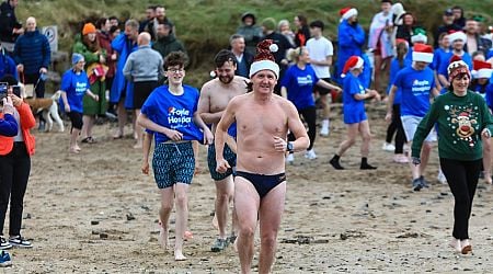 In pictures: Making a splash at the Christmas Swim at Lisfannon