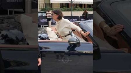 Billionaire luxury Madame getting out her Bentley at Casino #billionaire #monaco #luxury #lifestyle