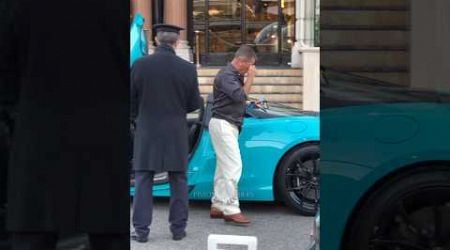 Billionaire gentleman getting out his new Mclaren at Hotel Paris #monaco #luxury #lifestyle #fyp