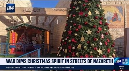 War dims Christmas cheer in streets of Nazareth