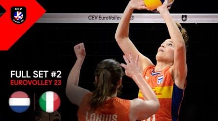 FULL 2nd SET: Netherlands vs Italy I CEV EuroVolley 2023 3rd Place I Christmas Special