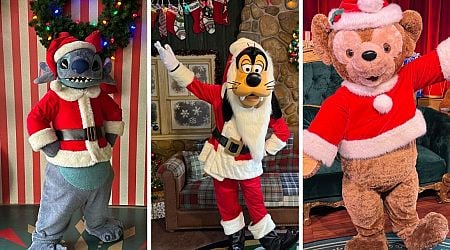 Santa Stitch, Goofy, and Duffy Christmas Meet and Greets Throughout Walt Disney World