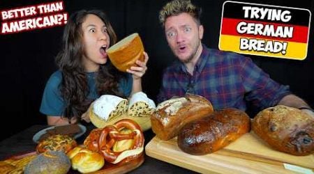 We Try Traditional GERMAN BREAD! *American Reacts*