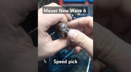 Mauer NW6 speed picked #lockpicking #security #bulgaria l #locksport #locksmith