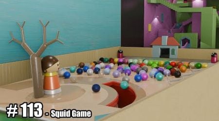 The Squid Game Marble Race