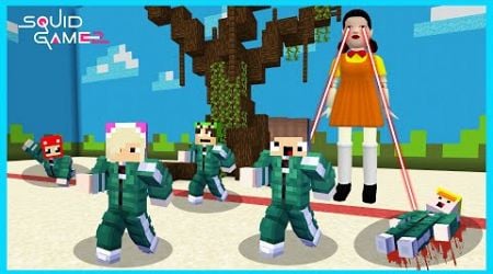 MIPAN &amp; ZUZUZU BERTAHAN HIDUP DI SQUID GAME PART 2 MINECRAFT SURVIVAL! ADA PERMAINAN BARU MENGERIKAN