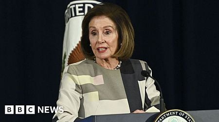 Pelosi has hip replacement surgery after fall in Luxembourg