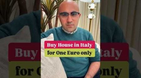 Buy House in Italy for One Euro only | Business | Sarthak Ahuja