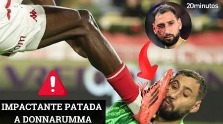 LA PATADA A DONNARUMMA: el meta del PSG fue sustituido