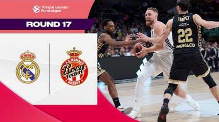 No Brakes, FULL THROTTLE | Real Madrid - AS Monaco | BASKETBALL HIGHLIGHTS R17 2024-25