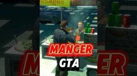 La logique de manger pour notre personnage dans les jeux GTA #gta #gta5 #gaming