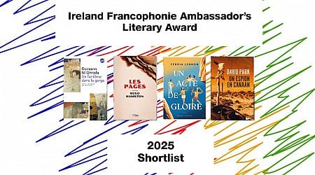 Franco-Irish literary award shortlist revealed