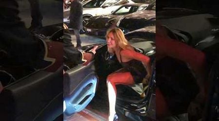 SEXY MODELS MADLEN &amp; REKA PARTYING WITH FERRARIS #monaco #supercars #shorts #viral #trending #fyp