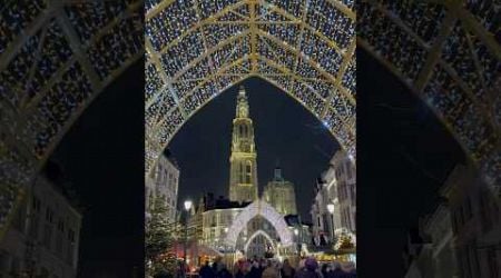 Still looking for a sign to visit Antwerp? #antwerpen #kerstmarkt #parentsday #christmaslights