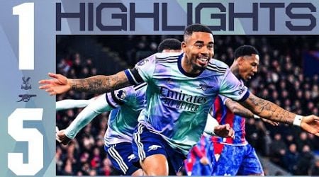 BIG WIN! | HIGHLIGHTS | Crystal Palace vs Arsenal (1-5) | Jesus x2, Havertz, Martinelli, Rice | PL